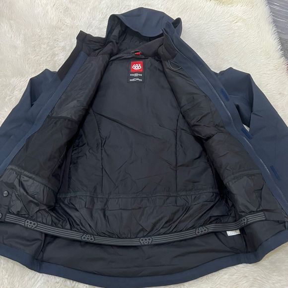 686 Prime Snowboard Ski ETEX  Jacket KCR947C Navy Twill Men Size M NWT - Picture 8 of 12